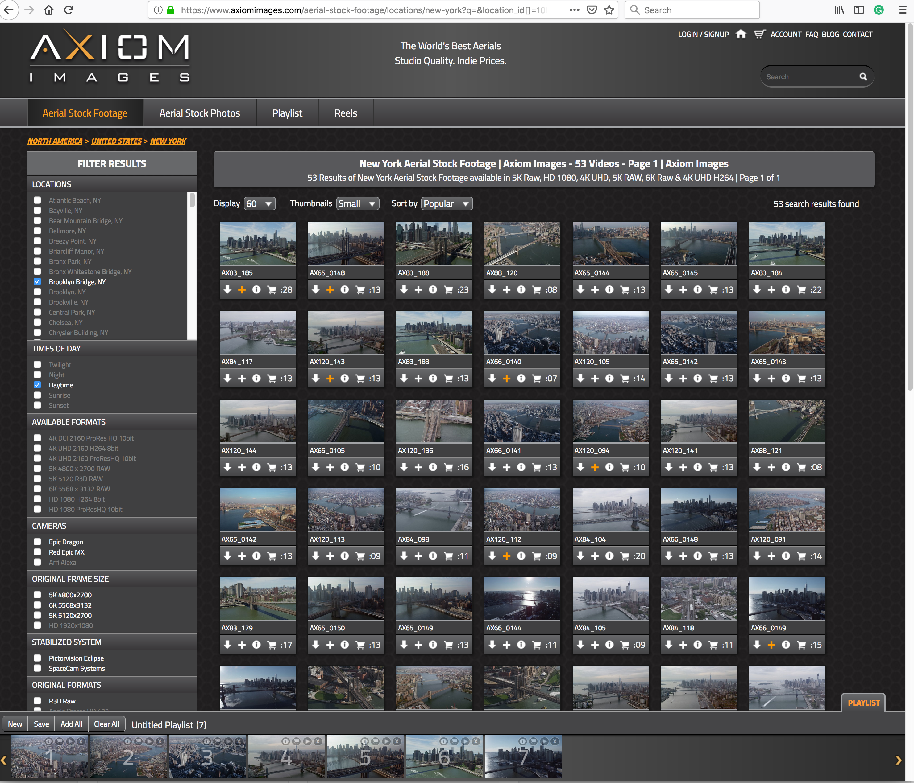 Filtered Search Results